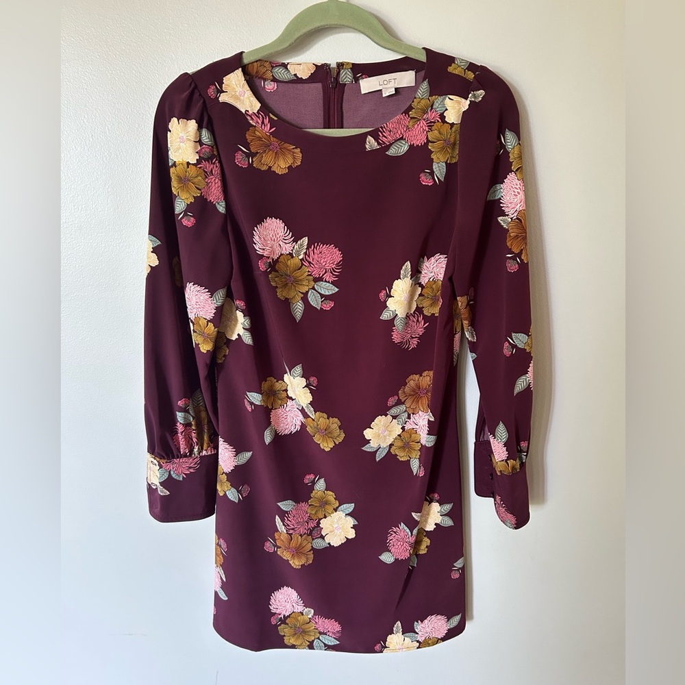 Loft long sleeve dress
